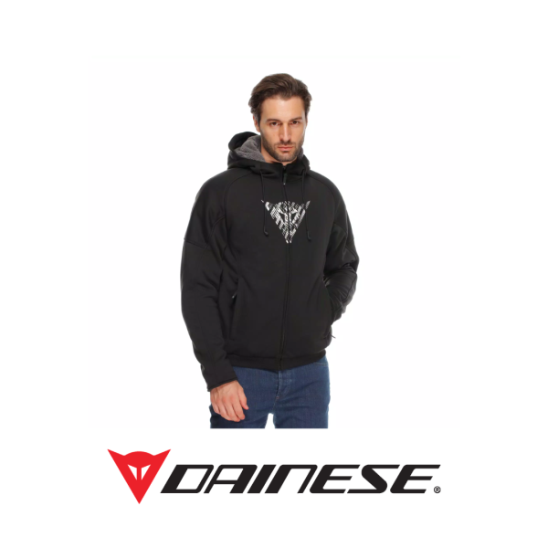  DAINESE BOVISA SAFETY HOODIE FULL ZIP 黑白 防摔衣
