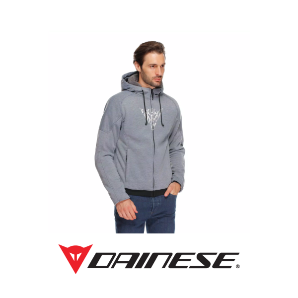  DAINESE BOVISA SAFETY HOODIE FULL ZIP 灰黑 防摔衣